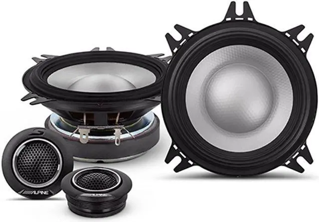Alt view image 3 of 3 - Alpine S2-S40C S-Series 4 Component 2-Way Speaker System