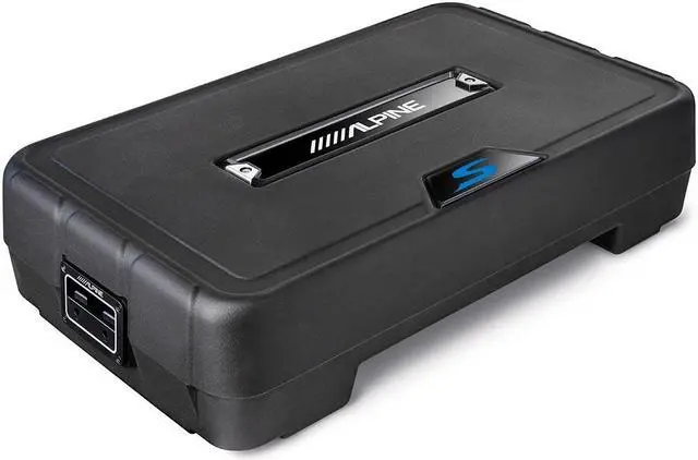 Alt view image 2 of 4 - Alpine SS-SB12 Single 12 Halo S-Series Shallow Pre-Loaded Subwoofer Enclosure