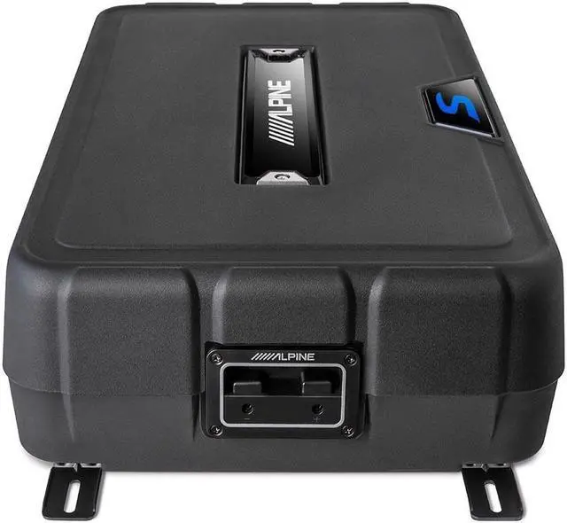 Alt view image 4 of 4 - Alpine SS-SB12 Single 12 Halo S-Series Shallow Pre-Loaded Subwoofer Enclosure