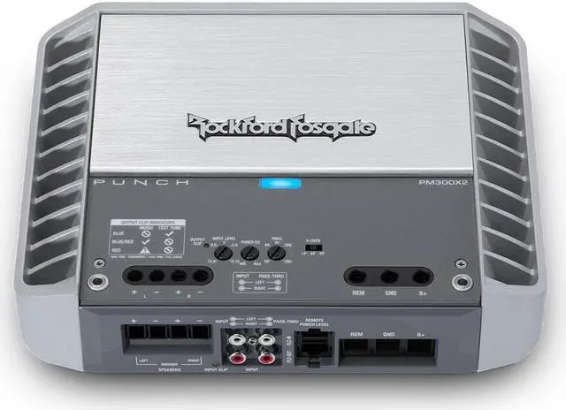 Alt view image 5 of 5 - Rockford Fosgate PM300X2 Punch Marine 300 Watt 2-Channel Amplifier