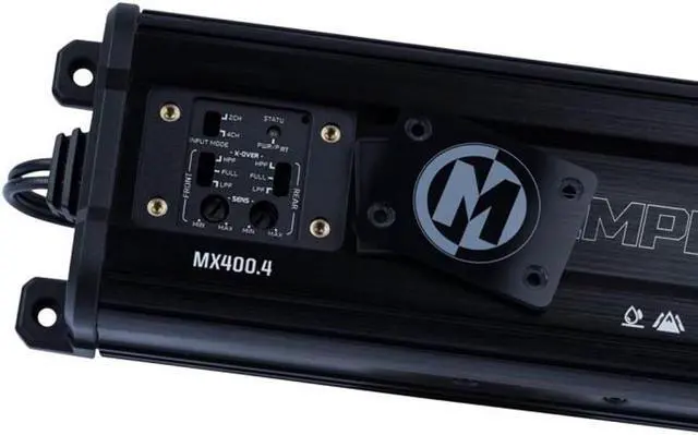 Alt view image 3 of 5 - Memphis Audio MX400.4 MX Powersports Series 4-Channel Compact Amplifier