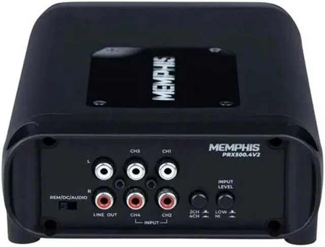 Alt view image 4 of 4 - Memphis Audio PRX500.4V2 Power Reference 4-Channel Amplifier
