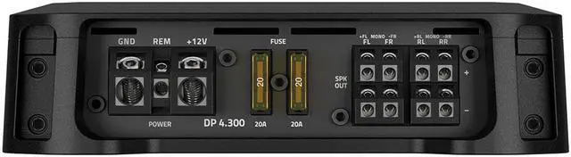 Alt view image 4 of 4 - Hertz DP 4.300 Dieci Power 4-Channel Car amplifier