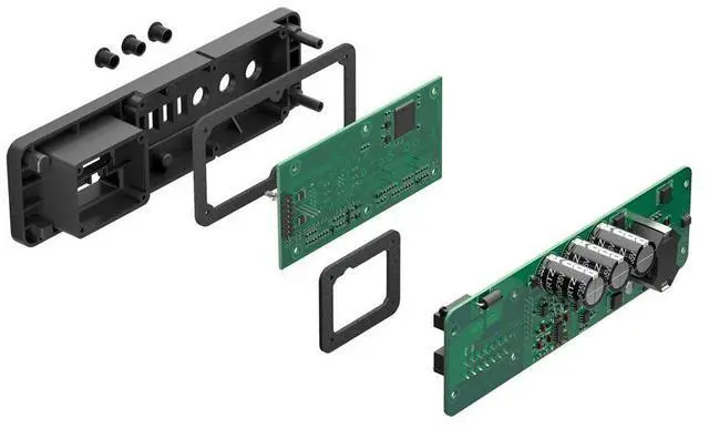 Alt view image 4 of 5 - Hertz DBA201F 8" Underseat Loaded Shallow Active Subwoofer Box