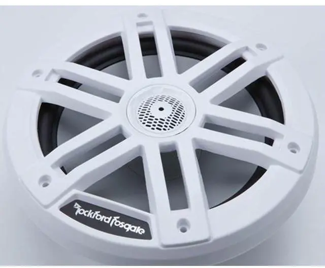 Alt view image 2 of 5 - Rockford Fosgate M1-8 8" Color Optix Marine 2-Way Speakers - White