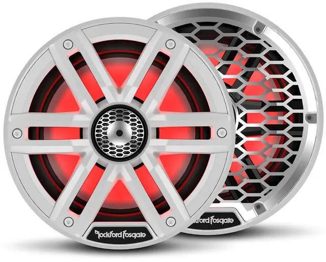 Main image of Rockford Fosgate M2-65 6.5" Color Optix Marine 2-Way Speakers - White