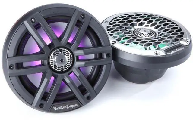 Alt view image 7 of 7 - Rockford Fosgate M2-65B 6.5" Color Optix Marine 2-Way Speakers - Black