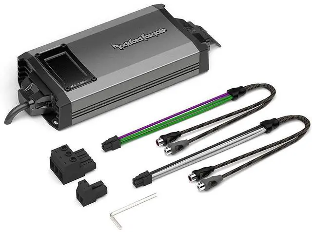 Alt view image 4 of 5 - Rockford Fosgate M5-1000X1 1000 Watt Mono Marine Element Ready Subwoofer Amplifier