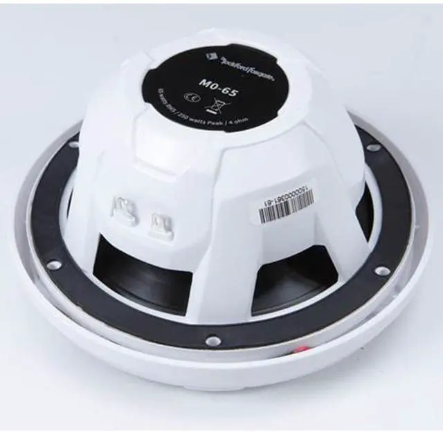 Alt view image 4 of 4 - Rockford Fosgate M0-65 6.5" Marine Grade Speakers - White