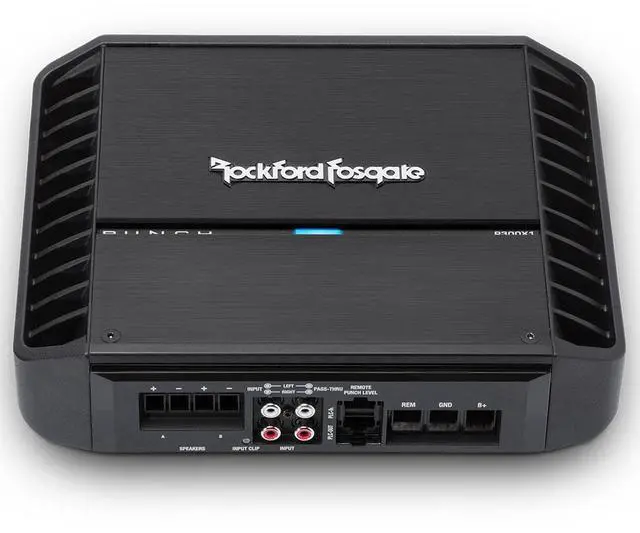 Alt view image 4 of 7 - Rockford Fosgate P300X1 Punch 300 Watt Full-Range Mono Subwoofer Amplifier
