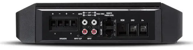 Alt view image 6 of 7 - Rockford Fosgate P300X1 Punch 300 Watt Full-Range Mono Subwoofer Amplifier