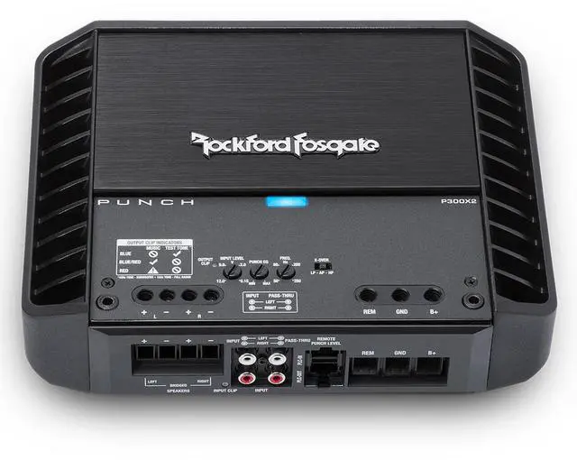 Alt view image 3 of 7 - Rockford Fosgate P300X2 Punch 300 Watt 2-Channel Amplifier