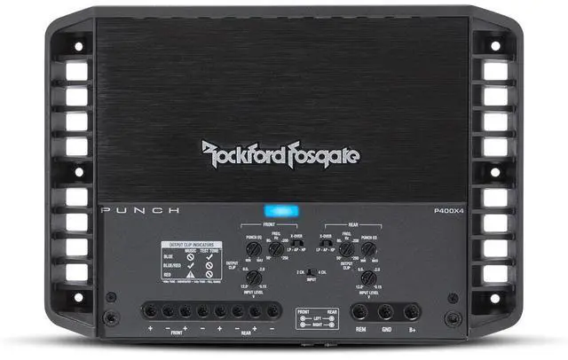 Alt view image 2 of 7 - Rockford Fosgate P400X4 Punch 400 Watt 4-Channel Amplifier