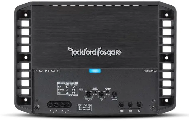 Alt view image 2 of 7 - Rockford Fosgate P500X1BD Punch 500 Watt Mono Subwoofer Amplifier