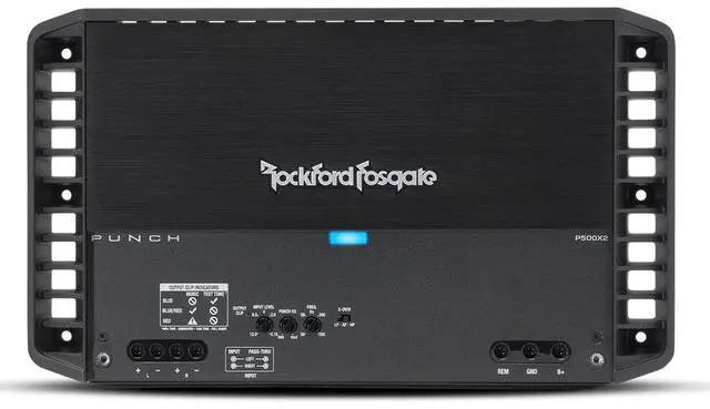 Alt view image 2 of 7 - Rockford Fosgate P500X2 Punch 500 Watt 2-Channel Amplifier