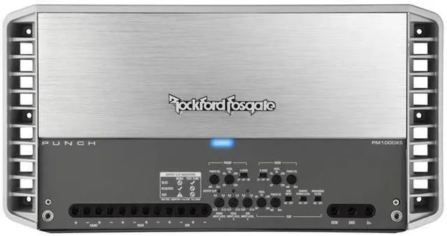 Alt view image 2 of 5 - Rockford Fosgate PM1000X5 Punch Marine 1000 Watt 5-Channel Amplifier
