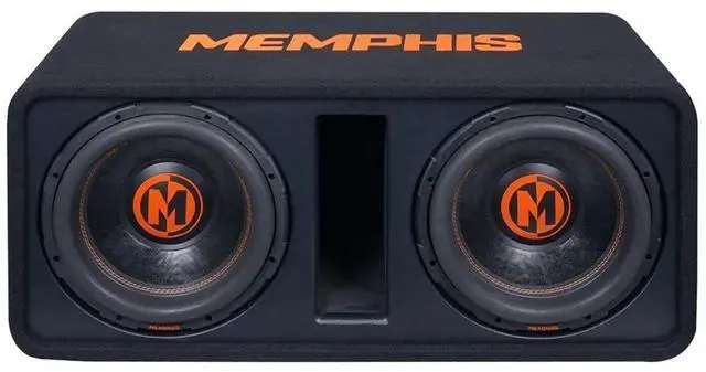 Main image of Memphis Audio MJPE12D1 Ported Loaded Dual 12" Subwoofer Enclosure