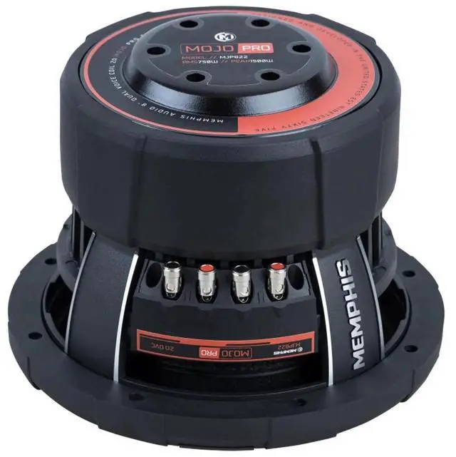 Alt view image 5 of 5 - Memphis Audio MJP822 8" MOJO Pro Series DVC Subwoofer