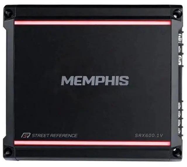 Alt view image 4 of 4 - Memphis Audio SRX600.1V Street Reference Series Mono Car Amplifier