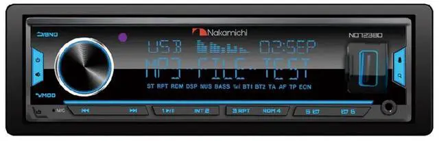 Main image of Nakamichi NQ723BD Single Din Mechless Receiver (Does not play CDs)