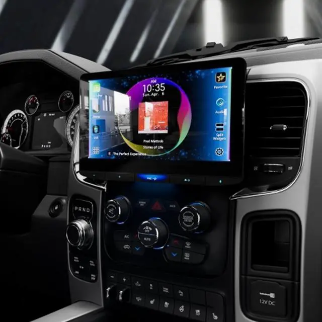 Alt view image 4 of 5 - JVC KW-Z1001W 10.1" HD Floating Digital Media Receiver (does not play discs) (KWZ1001W)