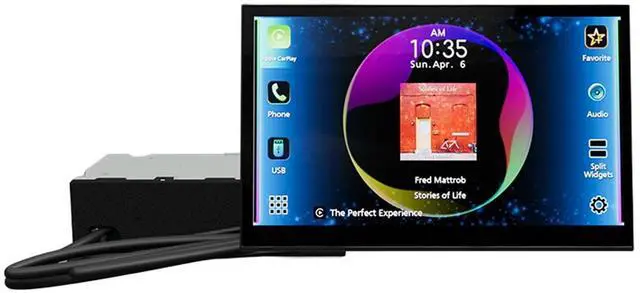 Main image of JVC KW-Z800AW HD Direct Replacement Digital Multimedia Receiver with 8" Touchscreen Display