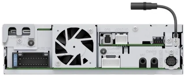 Alt view image 3 of 5 - JVC KW-Z800AW HD Direct Replacement Digital Multimedia Receiver with 8" Touchscreen Display