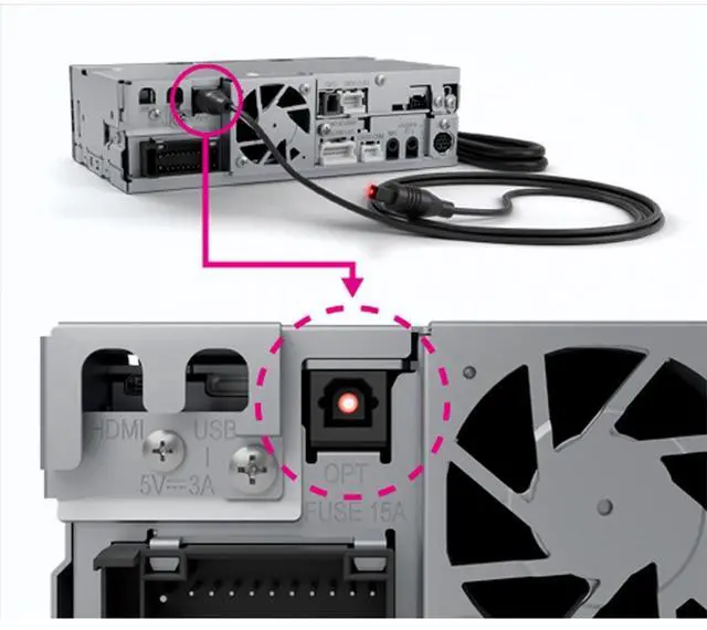 Alt view image 5 of 5 - Kenwood eXcelon DAX1050XR HD Direct Replacement Digital Multimedia Receiver with 10.1" Floating Touchscreen Display