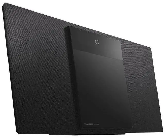 Alt view image 3 of 7 - Panasonic SC-HC410 Compact Audio System with Bluetooth & CD Player, Wall-Mountable - Black