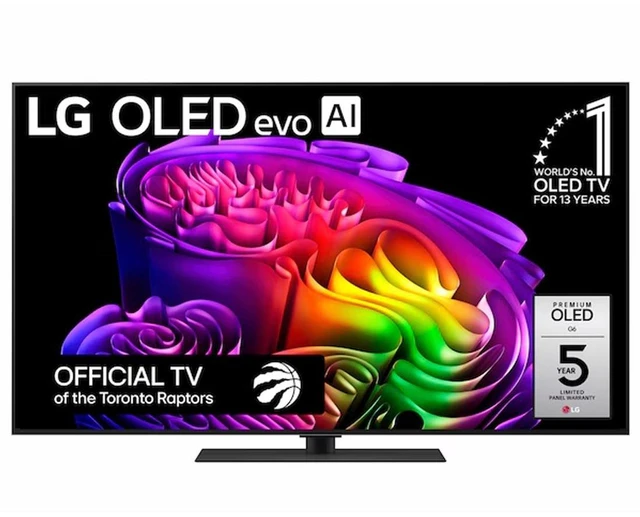 Main image of LG OLED55G6SUB 55" G6 OLED evo AI 4K Smart TV with Stand - 2026 Model