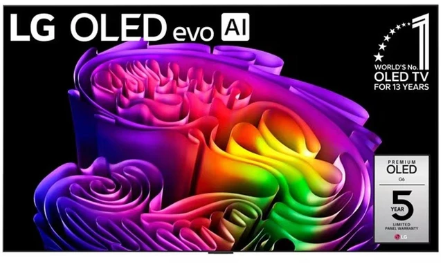 Main image of LG OLED65G6WUA 65" G6 OLED evo AI 4K Smart TV - 2026 Model