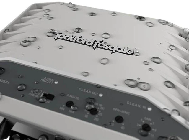 Alt view image 5 of 5 - Rockford Fosgate M2-300X4 Marine 300 Watt 4-Channel Element Ready - Amplifier