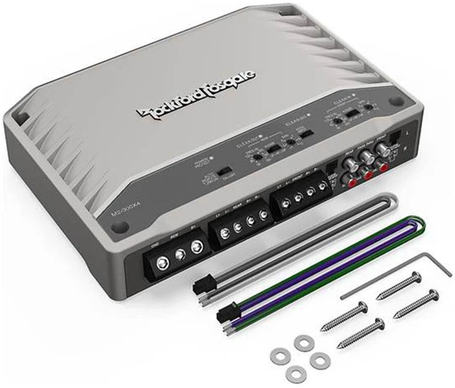Alt view image 4 of 5 - Rockford Fosgate M2-300X4 Marine 300 Watt 4-Channel Element Ready - Amplifier