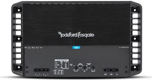 Alt view image 2 of 7 - Rockford Fosgate P1000X1BD Punch 1,000 Watt Mono Subwoofer Amplifier