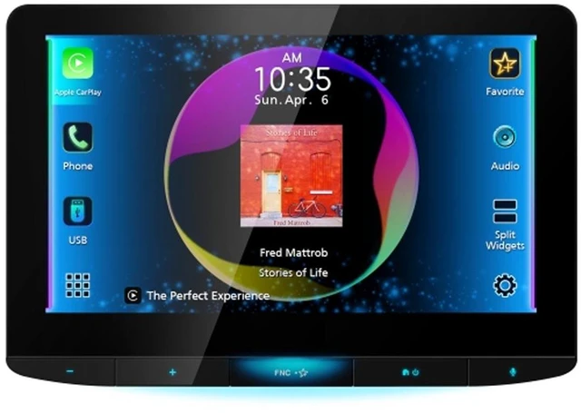 Alt view image 5 of 5 - JVC KW-Z1000AW 10.1" HD Floating Digital Multimedia Receiver - 2025