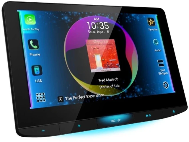 Alt view image 4 of 5 - JVC KW-Z1000AW 10.1" HD Floating Digital Multimedia Receiver - 2025