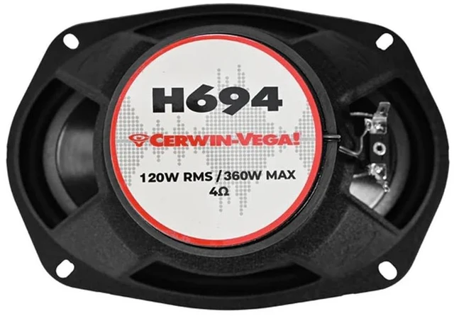 Alt view image 6 of 7 - Cerwin Vega H694 HED Series 6" x 9" 4-Way Coaxial Car Speakers - Pair