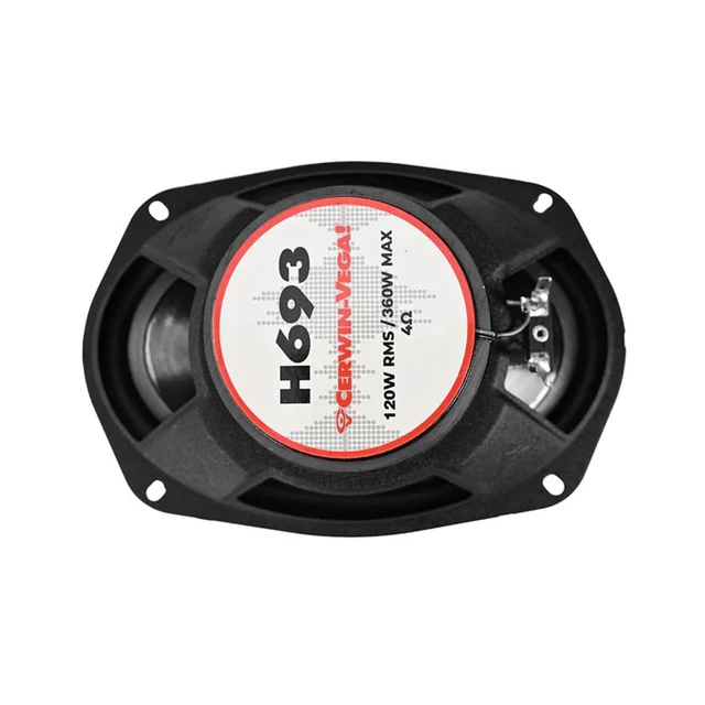 Alt view image 6 of 7 - Cerwin Vega H693 HED Series 6" x 9" 3-Way Coaxial Car Speakers - Pair