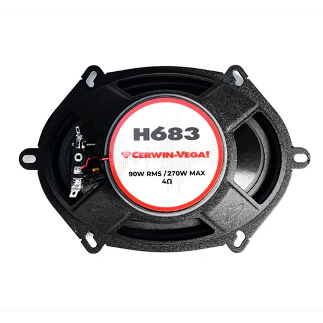 Alt view image 5 of 6 - Cerwin Vega H683 HED Series 6" x 8" 3-Way Coaxial Car Speakers - Pair