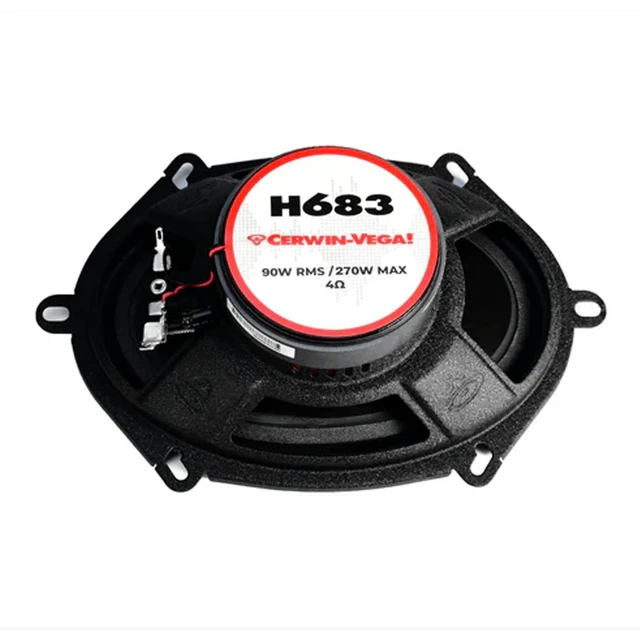 Alt view image 6 of 6 - Cerwin Vega H683 HED Series 6" x 8" 3-Way Coaxial Car Speakers - Pair