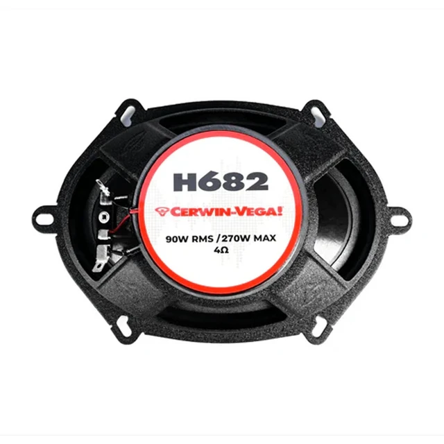 Alt view image 5 of 6 - Cerwin Vega H682 HED Series 6" x 8" 2-Way Coaxial Car Speakers - Pair