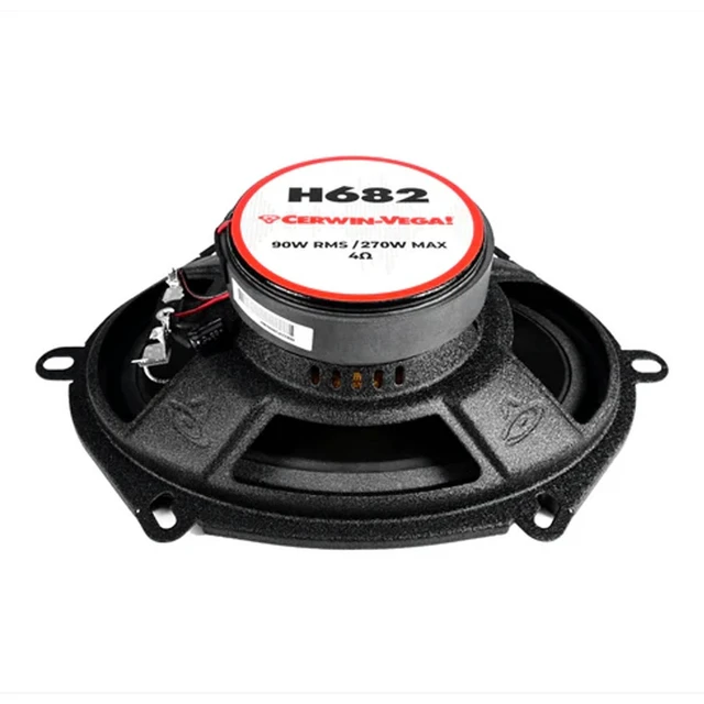 Alt view image 6 of 6 - Cerwin Vega H682 HED Series 6" x 8" 2-Way Coaxial Car Speakers - Pair