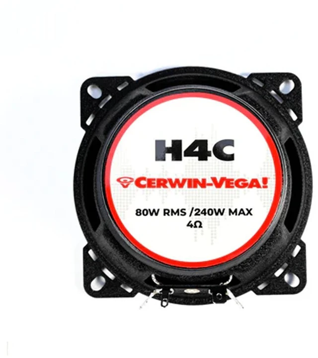 Alt view image 6 of 6 - Cerwin Vega H4C HED Series 4" 2-Way Component Speaker System