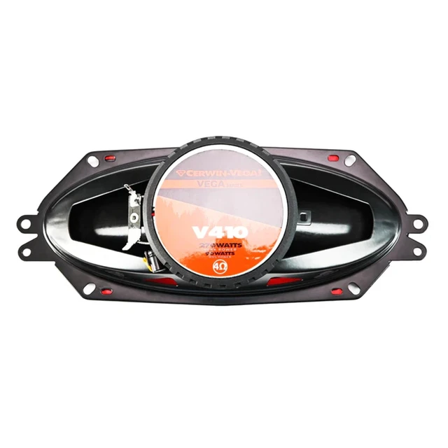Alt view image 6 of 6 - Cerwin Vega V410 VEGA Series 4" x 10" 2-Way Coaxial Car Speakers - Pair