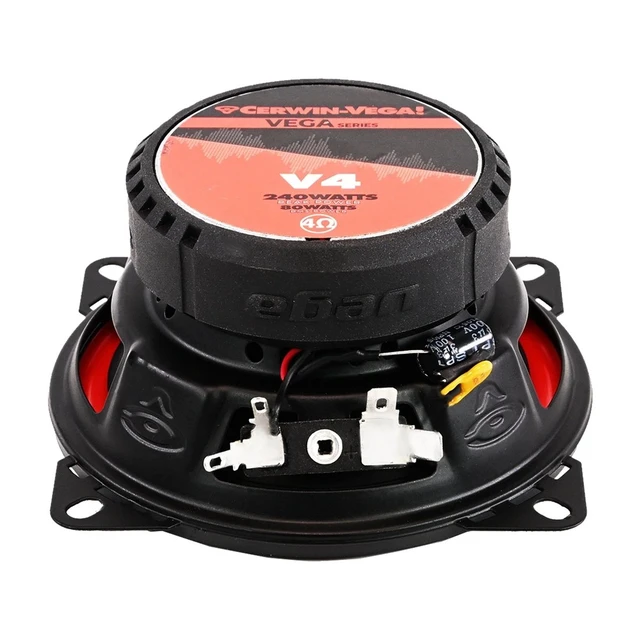 Alt view image 4 of 6 - Cerwin Vega V4 VEGA Series 4" 2-Way Coaxial Car Speakers - Pair