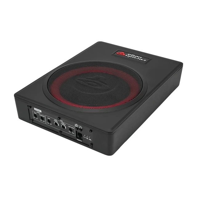 Alt view image 5 of 7 - Cerwin Vega VPAS821 8" Powered Slim Subwoofer Enclosure with 2-Channel Speaker Output
