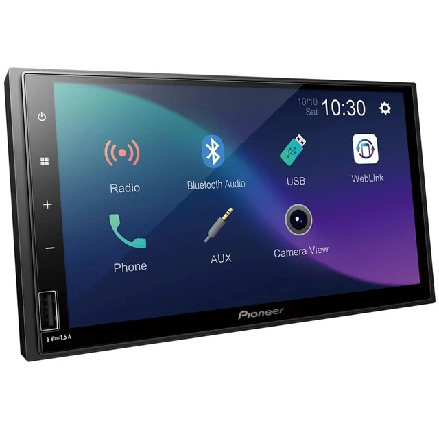 Alt view image 3 of 8 - Pioneer DMH-470EX 7" Capacitive Touchscreen Digital Media Receiver