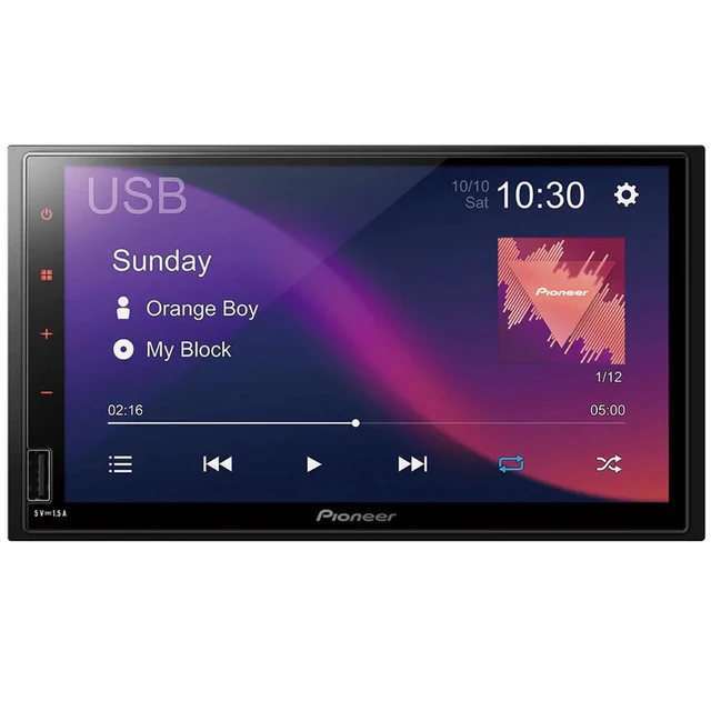 Alt view image 4 of 8 - Pioneer DMH-470EX 7" Capacitive Touchscreen Digital Media Receiver