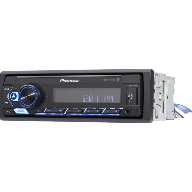 Alt view image 3 of 5 - Pioneer MVH-S522BS Single-Din Digital Media Receiver Built-in Bluetooth (does not play CDs)