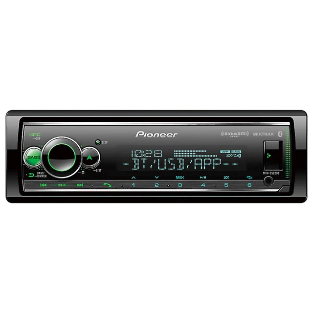 Alt view image 5 of 5 - Pioneer MVH-S522BS Single-Din Digital Media Receiver Built-in Bluetooth (does not play CDs)